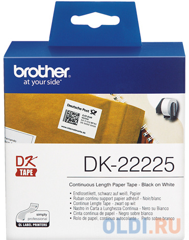 Этикетка Brother DK-22225 38ммх30.48м