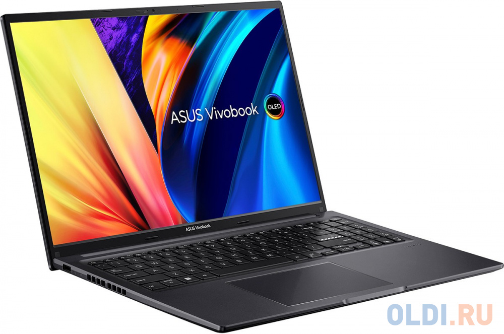 Ноутбук Asus VivoBook 16 M1605YA-MB341 Ryzen 7 5825U 16Gb SSD512Gb AMD Radeon 16" IPS WUXGA (1920x1200) noOS black WiFi BT Cam (90NB10R1-M00FM0)