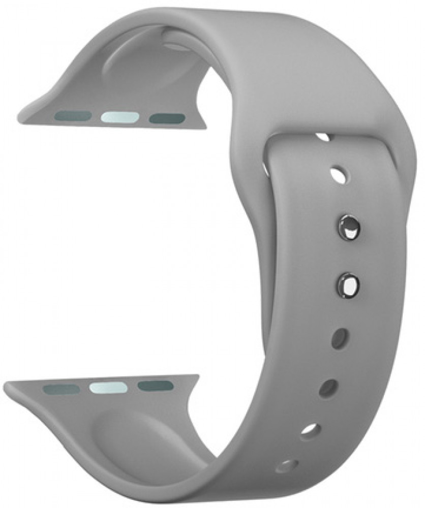 Ремешок Lyambda Altair для Apple Watch, силикон, серый (DS-APS08-40-GR)