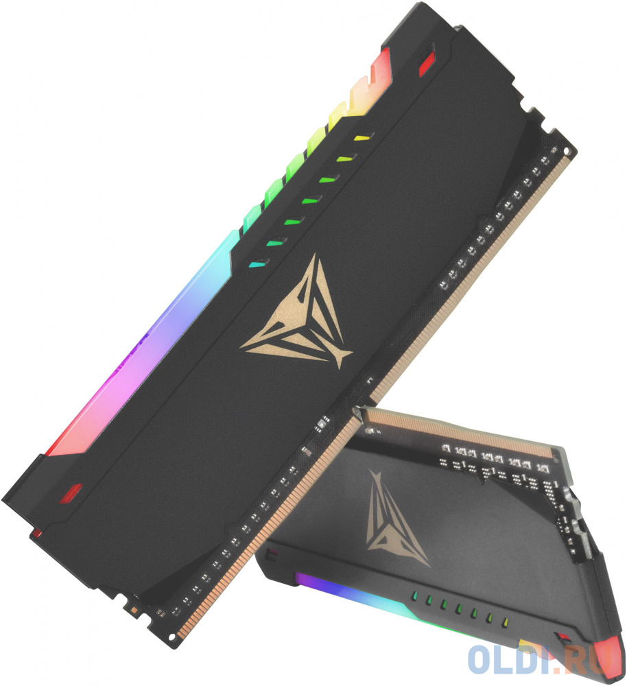 Память DDR 4 DIMM 32Gb (16Gbx2) PC25600, 3200Mhz, CL18, PATRIOT Viper Steel RGB (PVSR432G320C8K) (retail)