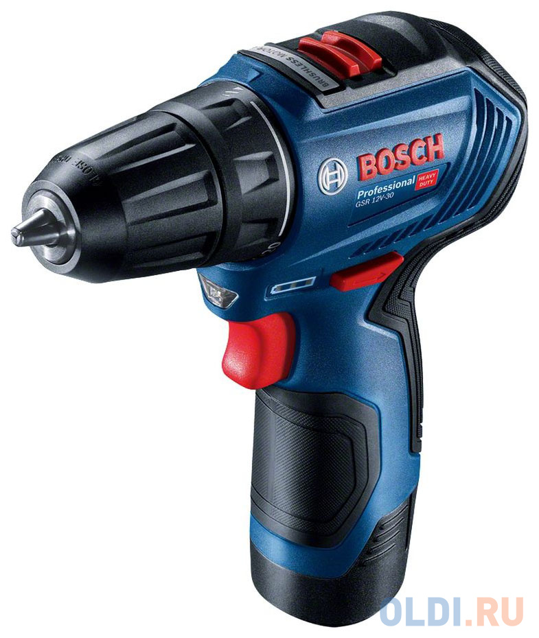 Аккумуляторный шуруповерт BOSCH GSR 12V-30 кейс, 2x2.0 Ач 06019G9020 в Москвe