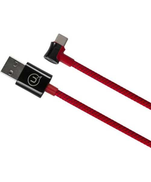 Дата-Кабель USAMS-U13 USB - Type-C, Smart Power-off, красный (SJ341USB02)