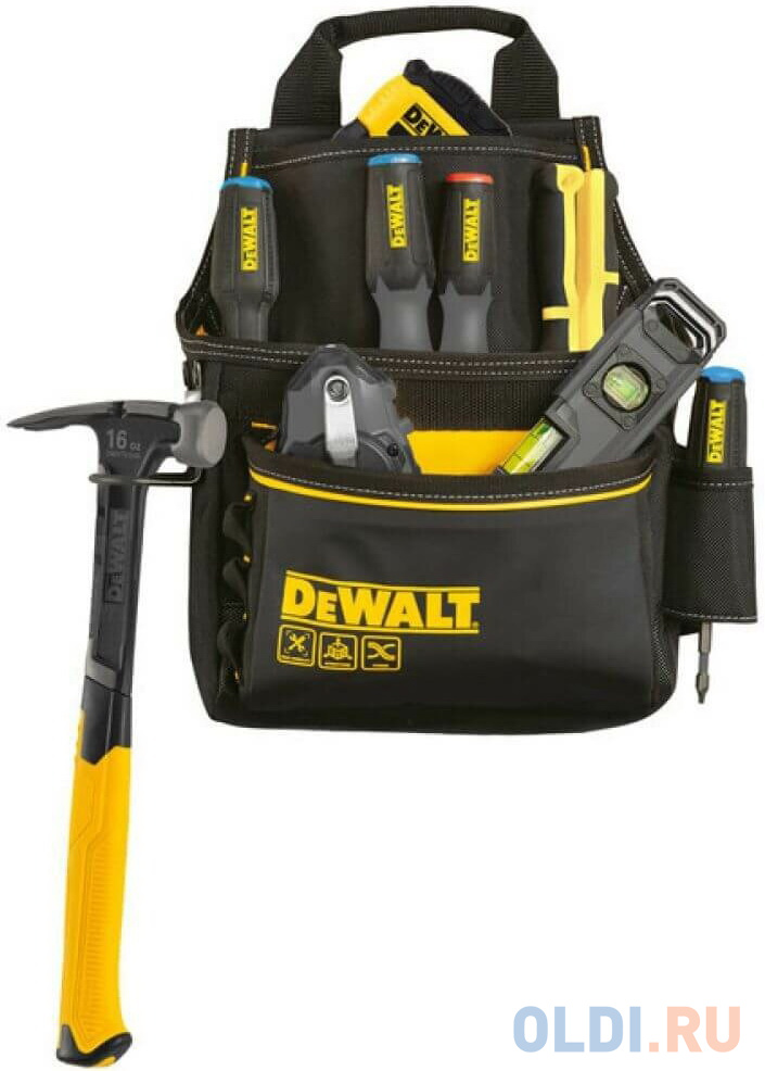 Сумка для инструментов Dewalt DWST40101-1 Pro с одним карманом и поясной сумкой для хранения, 12 кар