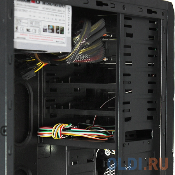 CROWN CM-SMP888A Корпус Miditower black ATX (2*usb3.0+CM-PS450W smart)