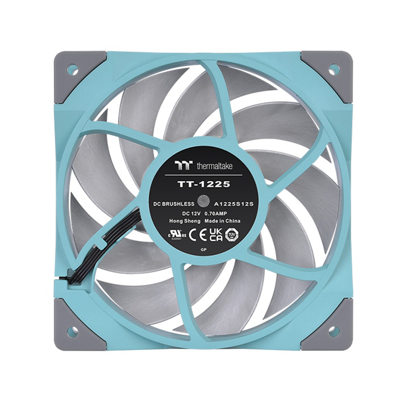 Вентилятор Thermaltake Fan Tt Toughfan 12 Hydraulic Bearing Gen.2 (1 Pack) Turquoise CL-F117-PL12TQ-A