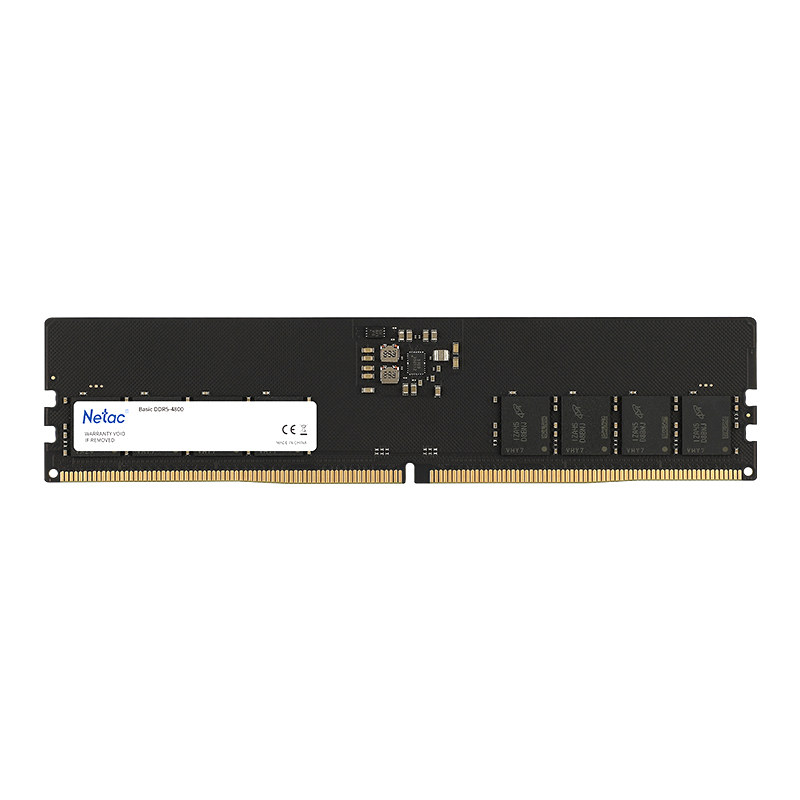 Память DDR5 DIMM 8Gb, 4800MHz, CL40, 1.1 В, Netac, Basic (NTBSD5P48SP-08)