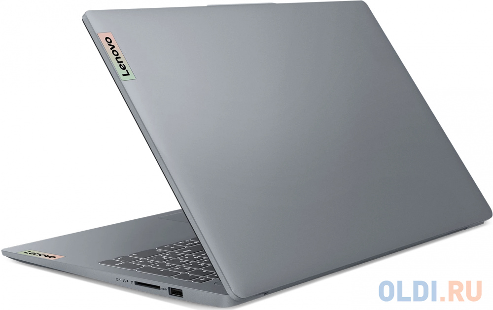 Ноутбук LENOVO IdeaPad 3 Slim 15IAH8 15.6" 1920x1080/Intel Core i5-12450H/RAM 8Гб/SSD 512Гб/Intel UHD Graphics/ENG|RUS/DOS серый 1.62 кг 83ER001T