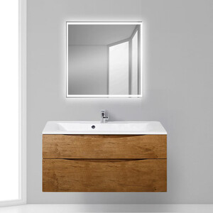 Тумба с раковиной BelBagno Marino-H60 120 rovere nature (MARINO-H60-1200-2C-SO-RN-P, BB1200/450-LV-MR-PR) в Москвe