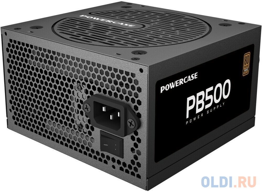 Powercase PB500 (80 Plus Bronze, ATX 2.31, 500W, APFC, DC-DC, 120mm Fan) / PS-500B-DC