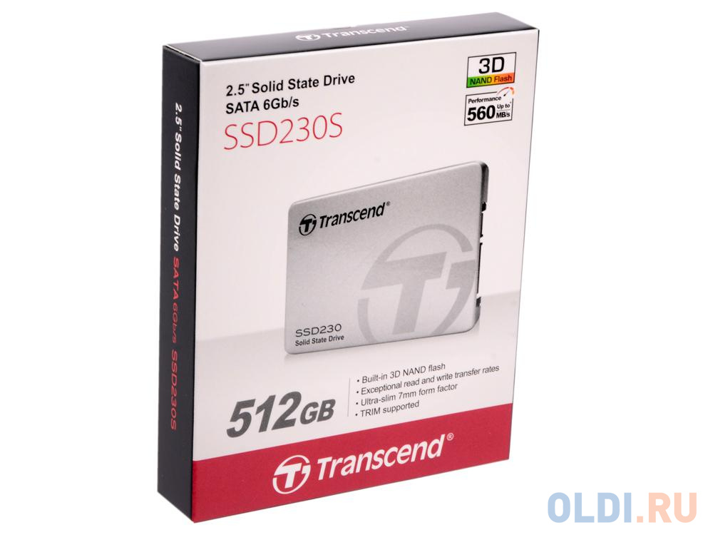 SSD накопитель Transcend SSD230 512 Gb SATA-III