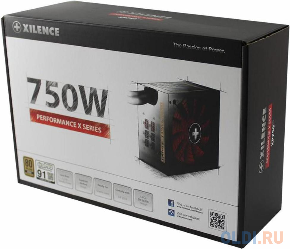 XILENCE Gaming Series, XP750R10, 750W, A.PFC, 80+ Bronze в Москвe