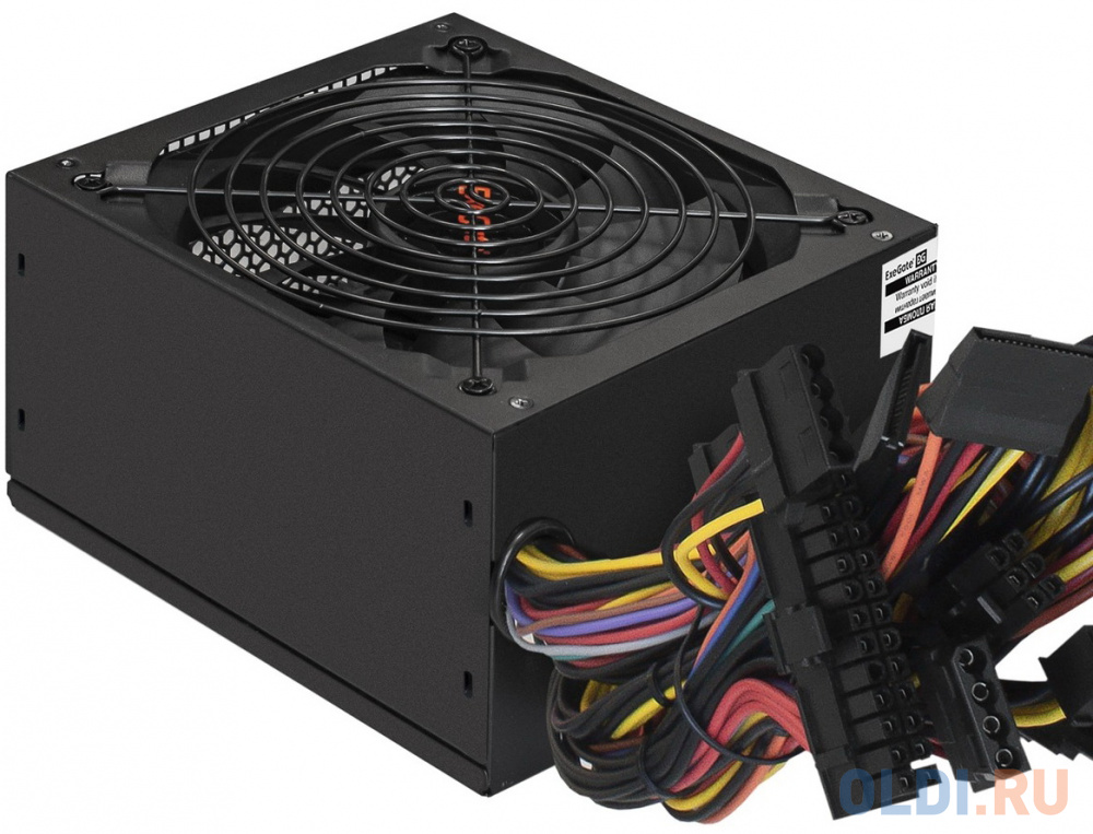 Блок питания 550W ExeGate 550PPX (ATX, APFC, SC, КПД 80% (80 PLUS), 14cm fan, 24pin, (4+4)pin, PCIe, 5xSATA, 4xIDE, FDD, кабель 220V с защитой от выде в Москвe