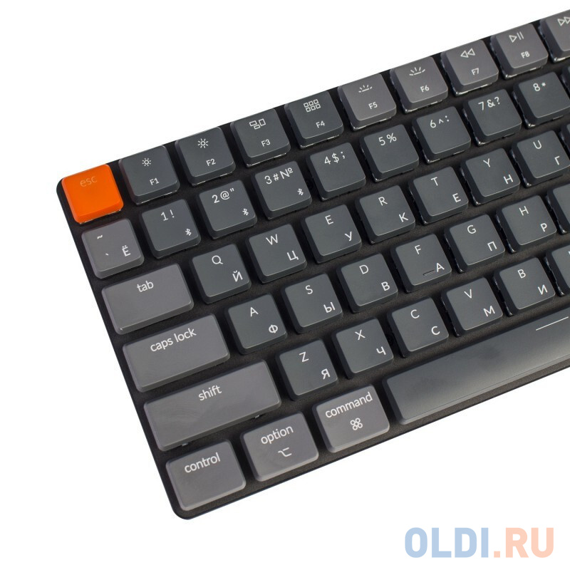 Беспроводная механическая ультратонкая клавиатура Keychron K3, 84 клавиши, RGB подсветка, Blue Switch