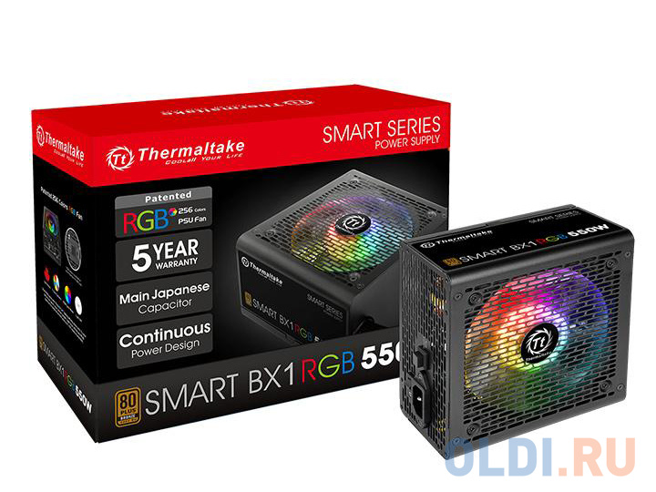 Блок питания Thermaltake Smart BX1 RGB 550 Вт в Москвe