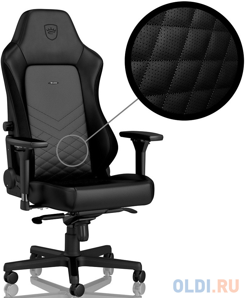 Кресло для геймеров Noblechairs HERO чёрный синий в Москвe