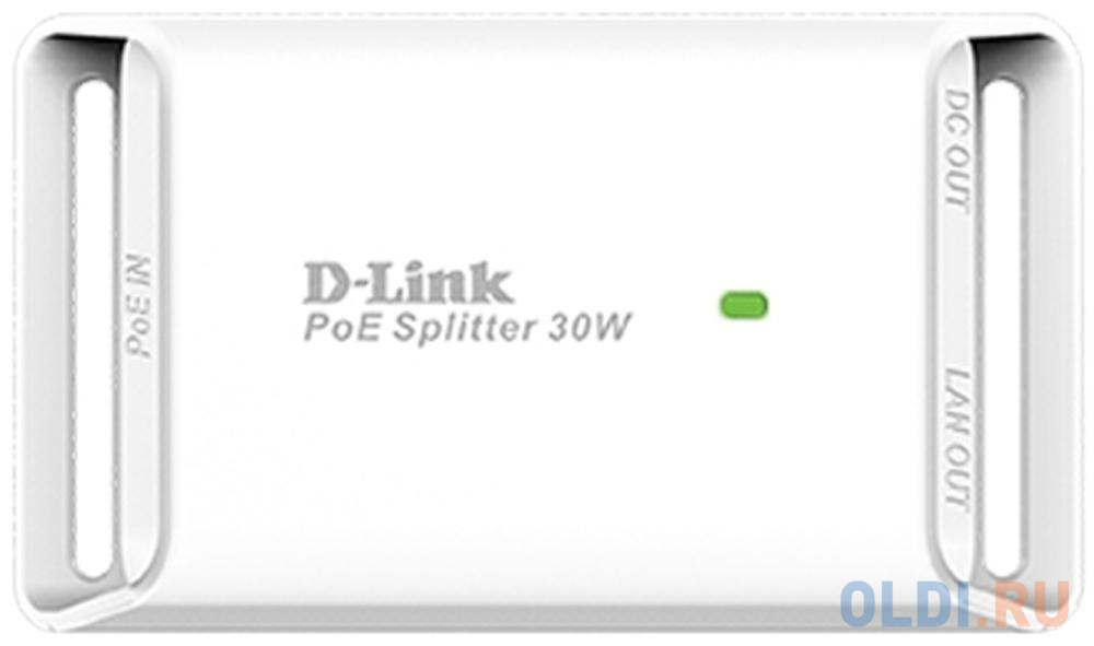 PoE-адаптер D-Link DPE-301GS/A1A Гигабитный PoE-адаптер (выходное напряжение 5/9/12В DC)