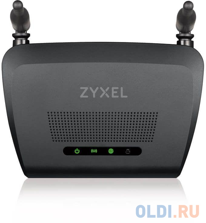 Беспроводной маршрутизатор Zyxel NBG-418N V2 802.11bgn 300Mbps 2.4 ГГц 4xLAN черный NBG-418NV2-EU0101F в Москвe