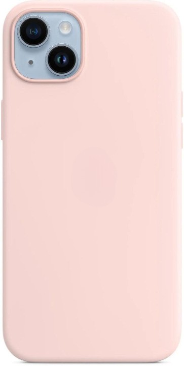 Чехол Apple MagSafe Silicone для смартфона Apple iPhone 14 Plus, силикон, светло-розовый (MPT73FE/A)