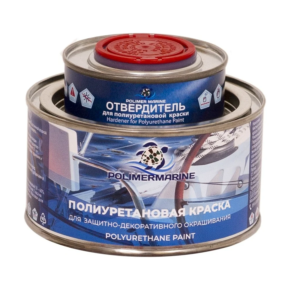 Двухкомпонентная полиуретановая краска POLIMER MARINE