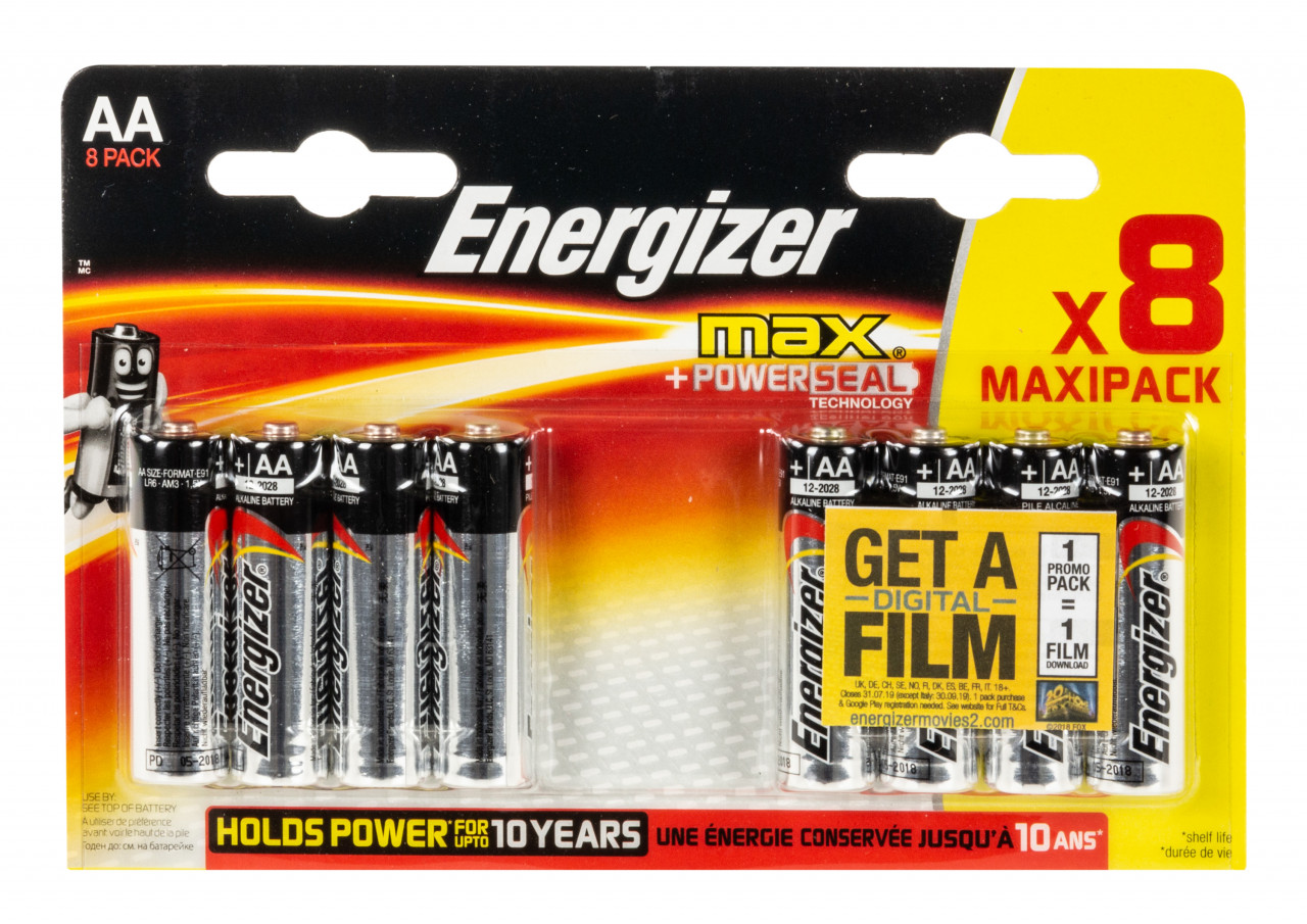 Батарейка Energizer Max AA блистер 8шт.