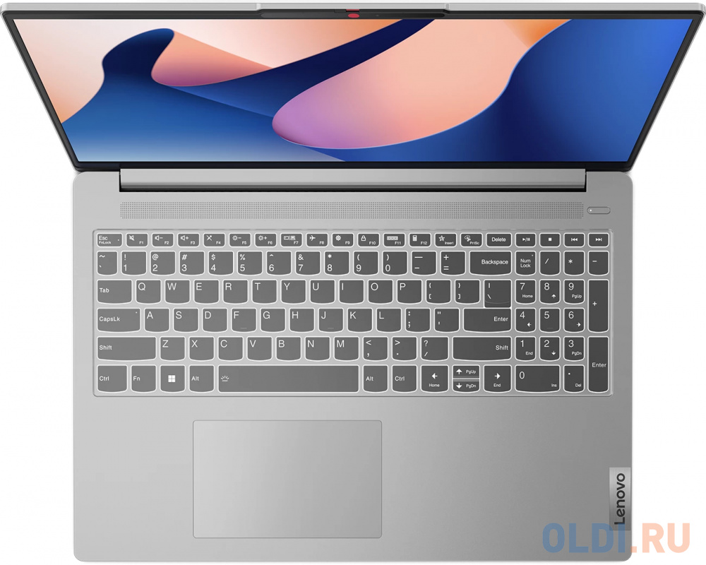 Ноутбук Lenovo IdeaPad Slim 5 16IRL8 Core i7 13620H 16Gb SSD1Tb Intel UHD Graphics 16" IPS 2.5K (2560x1600) noOS l.grey WiFi BT Cam (82XF004URK)