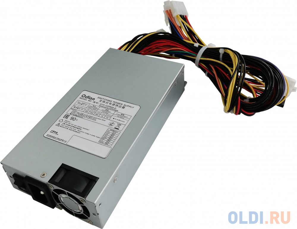 Блок питания серверный/ Server power supply Qdion Model U1A-C20600-D P/N:99SAC20600I1170112 1U Single Server Power 600W Efficiency 90+, Cable connecto