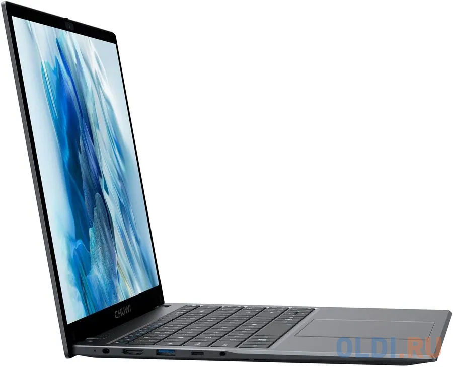 Ноутбук CHUWI GemiBook plus 15.6",  IPS, Intel N100 0.8ГГц, 4-ядерный, 16ГБ LPDDR5, 512ГБ SSD,  Intel UHD Graphics , Windows 11 Home, серый [1746 в Москвe