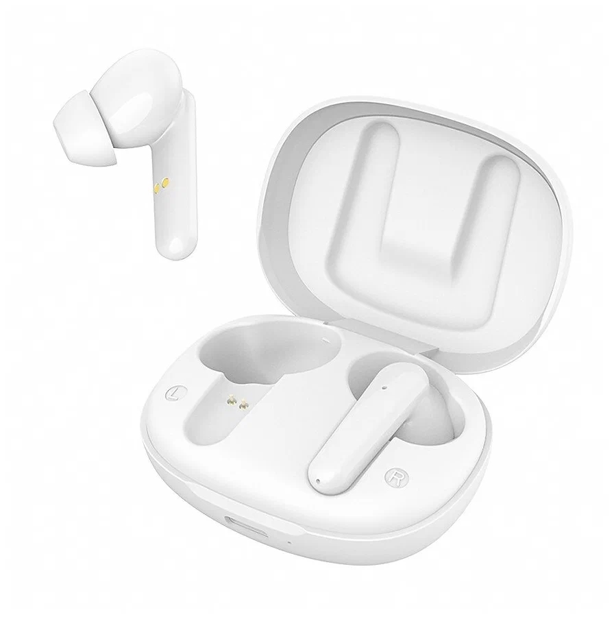 Наушники OLMIO беспроводные TWE-17 True Wireless, white