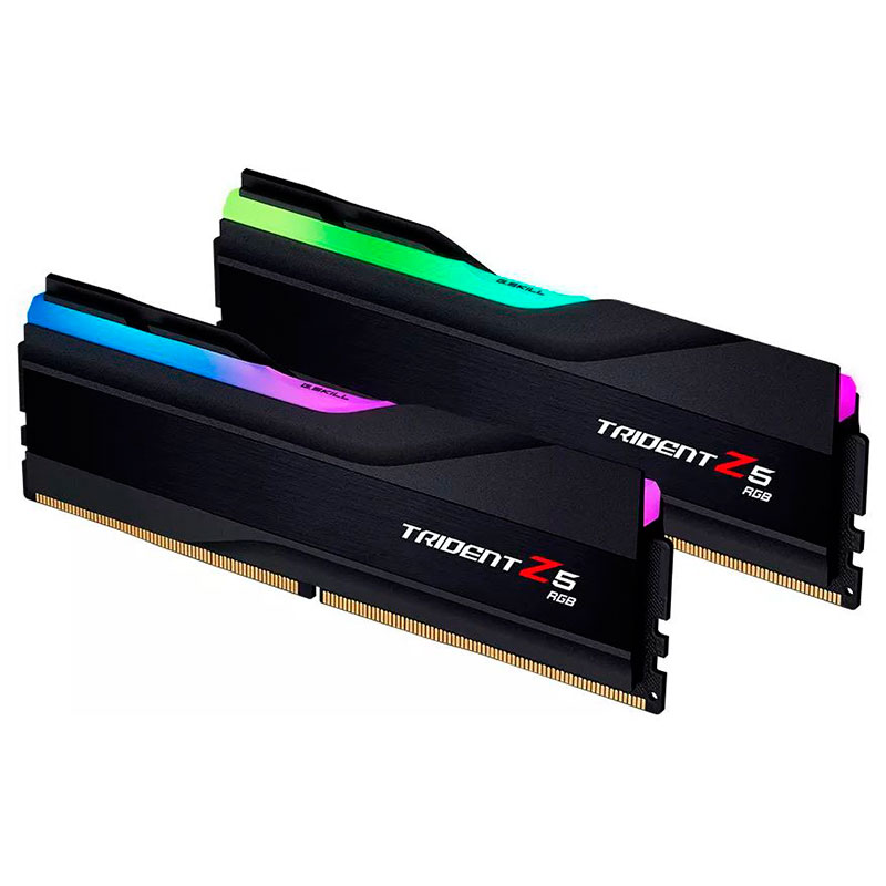 Модуль памяти G.Skill Trident Z5 RGB DDR5 DIMM 6800MHz PC-54400 - 64Gb Kit (2x32Gb) F5-6800J3445G32GX2-TZ5RK