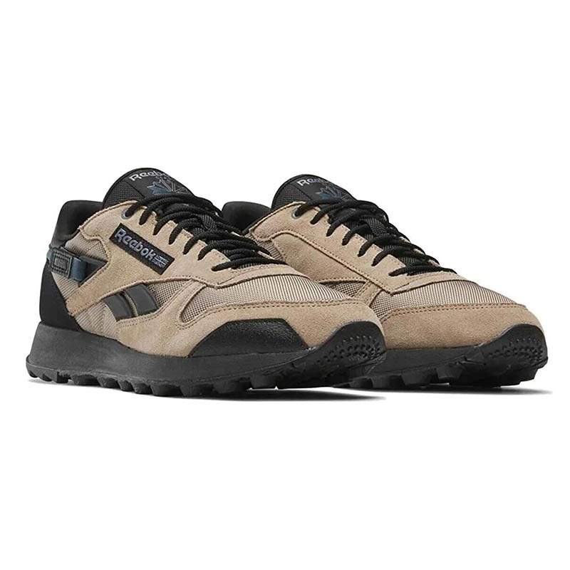 Кроссовки Reebok Classic Leather р.40 EUR Beige-Blue-Black 100025108 в Москвe