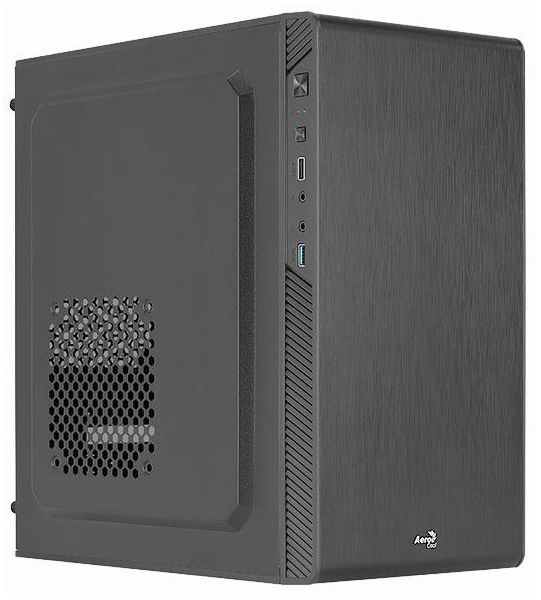 Корпус AeroCool MiniTower CS-106-S-BK-v1 black (4710562759365)