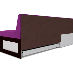 Кухонный диван Mebel Ars Нотис левый угол (фиолет) 187х82х112 см