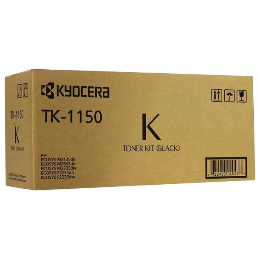 Картридж Kyocera TK-1150 для Kyocera P2235dn/P2235dw/M2135dn/M2635dn/M2635dw/M2735dw, черный