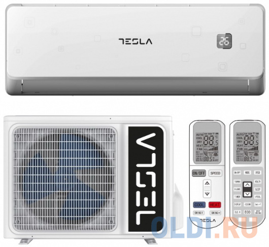 Настенная сплит-система Inverter Tesla TA71FFUL-2432IA, R32, 24000BTU, A++/A+