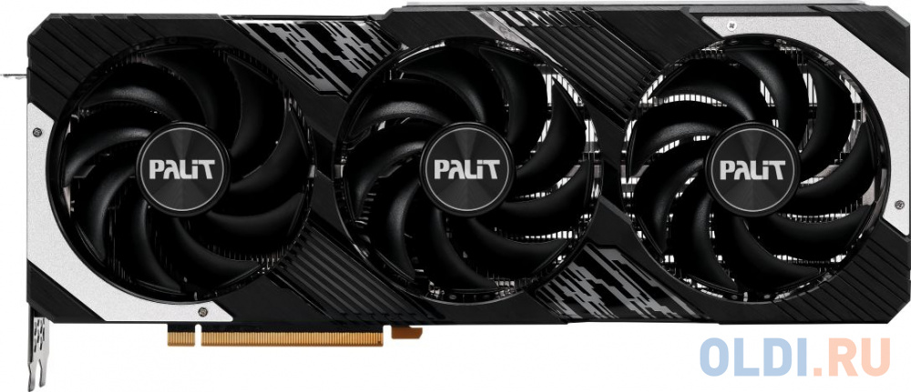 Видеокарта Palit PCI-E 4.0 RTX4070Ti SUPER GAMINGPRO NVIDIA GeForce RTX 4070TI Super 16Gb 256bit GDDR6X 2340/21000 HDMIx1 DPx3 HDCP Ret