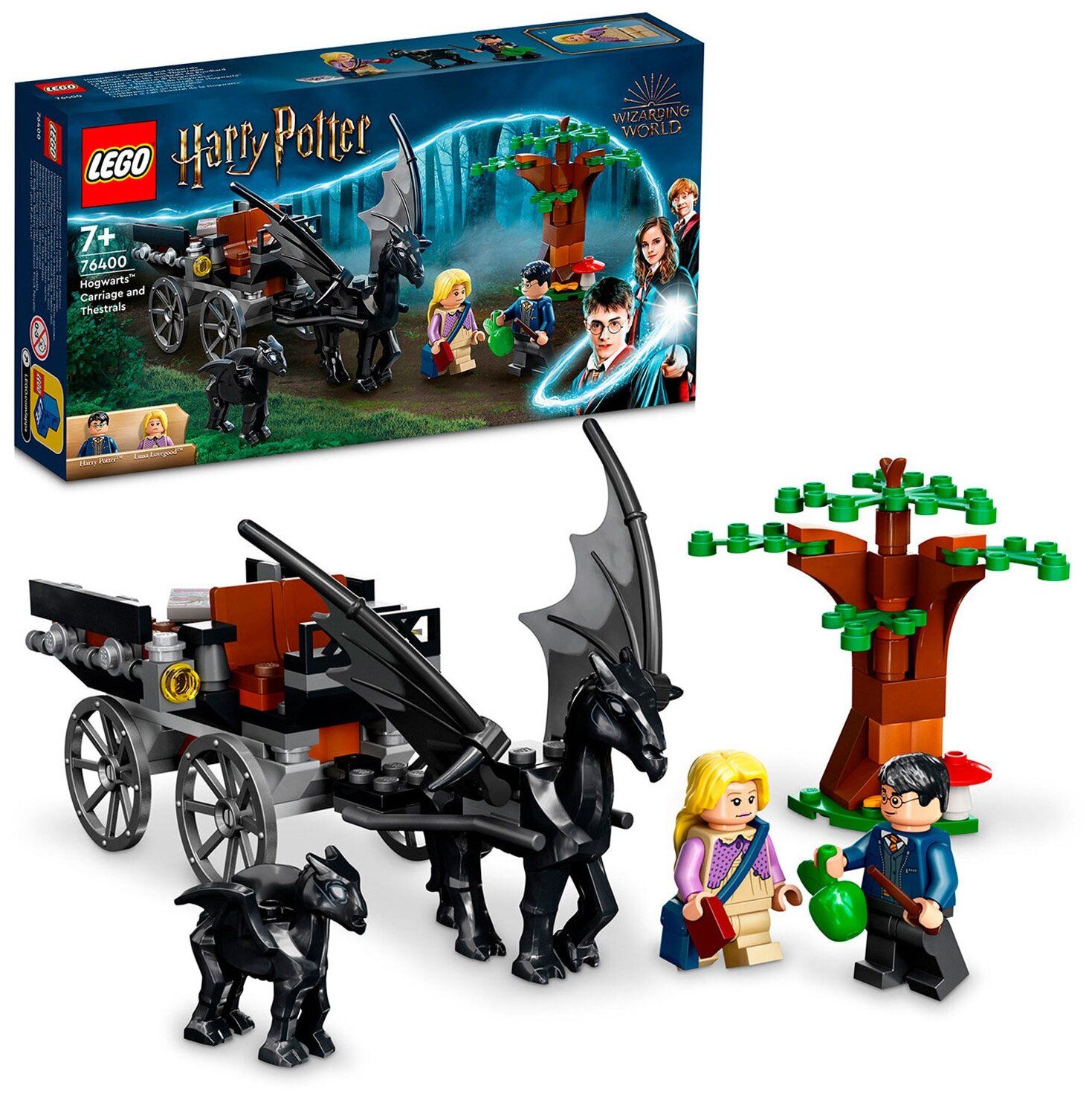 Конструктор LEGO Harry Potter "Карета и фестралы Хогвартса" 76400