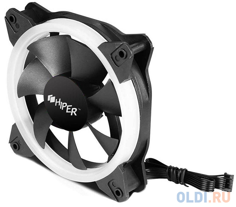 Вентилятор для корпуса HIPER HCF1251-03 Single ring, RGB fan OEM
