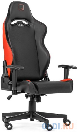 Кресло для геймеров Warp Sg чёрный с красным