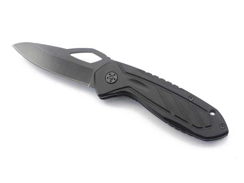 Нож Stinger,120 мм, чёрный, подарочная упаковка