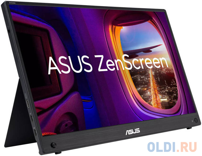 Монитор Asus 15.6" ZenScreen MB16AHG черный IPS LED 16:9 HDMI матовая 300cd 178гр/178гр 1920x1080 144Hz FreeSync Premium FHD USB