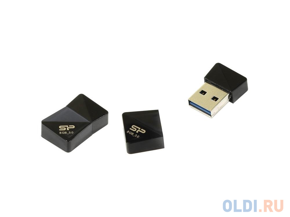 Флешка USB 8Gb Silicon Power Jewel J08 SP008GBUF3J08V1K черный