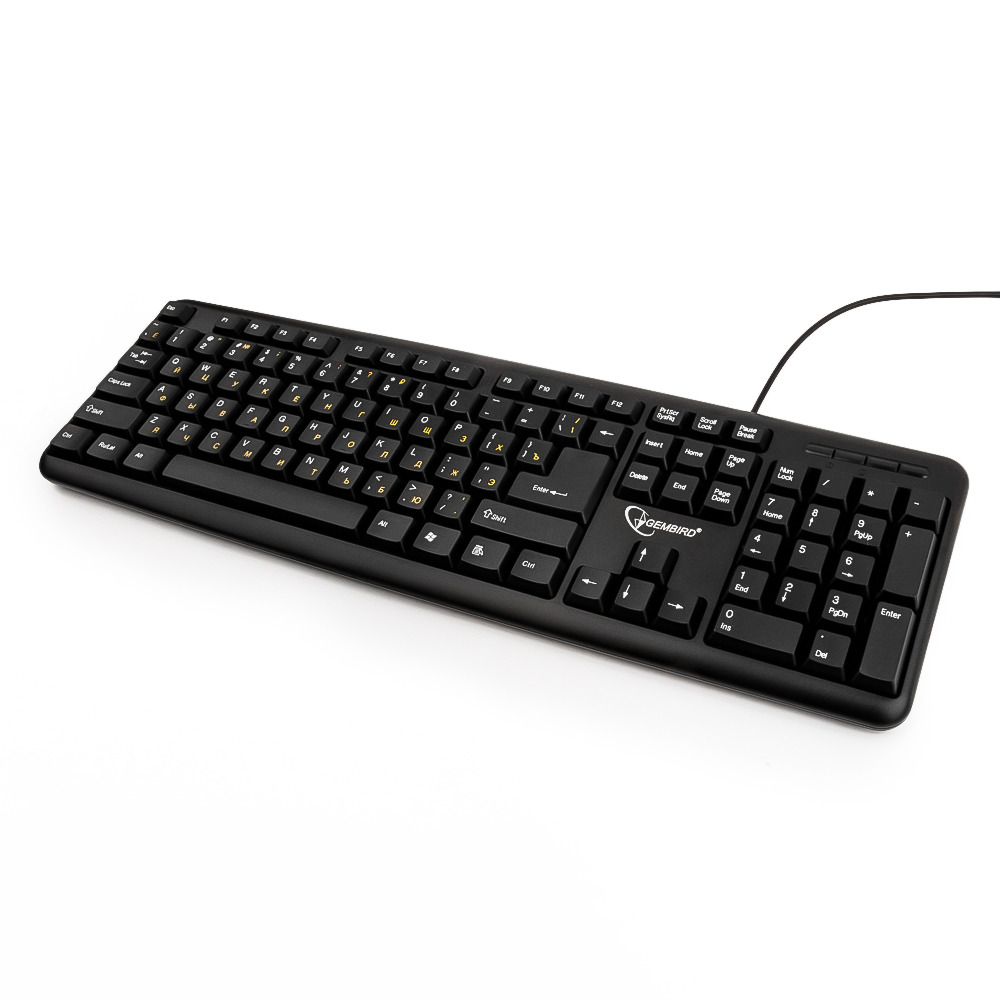 Клавиатура Gembird KB-8320U-RU Lat-BL Black USB в Москвe