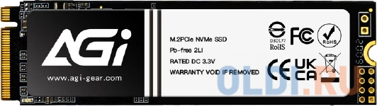 Твердотельный накопитель SSD AGI 512GB AI198 Client SSD AGI512G80AI198R