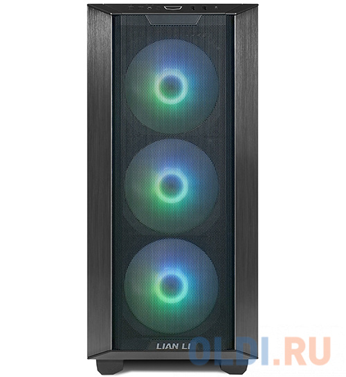 LIAN LI Lancool III RGB Black, Medium Case: E-ATX (under 280mm), ATX, Micro-ATX, Mini-ITX, 2xUSB 3.0, 1xUSB Type C, 1xAudio, Included Fans: 3x140mm AR
