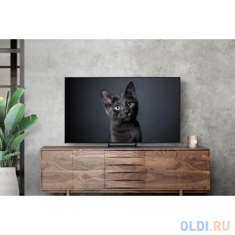 Телевизор 55" Samsung/ 55", QD-OLED 4K, Smart TV,Wi-Fi, Voice, HDR 32х, HDR10+, 144Гц, DVB-T2/C/S2, 2.1 CH, 40W, OTS+, FreeSync Premium Pro,