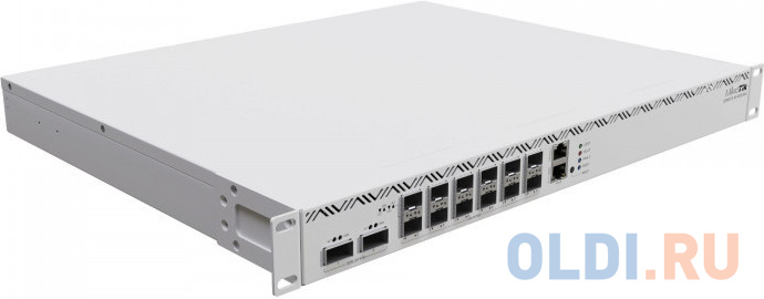 MikroTik CCR2216-1G-12XS-2XQ Маршрутизатор 1*RJ45 1Гбит, 12*SFP28 25Гбит, 2QSFP28 100Гбит, 16ГБ RAM, 2*m.2 Sata