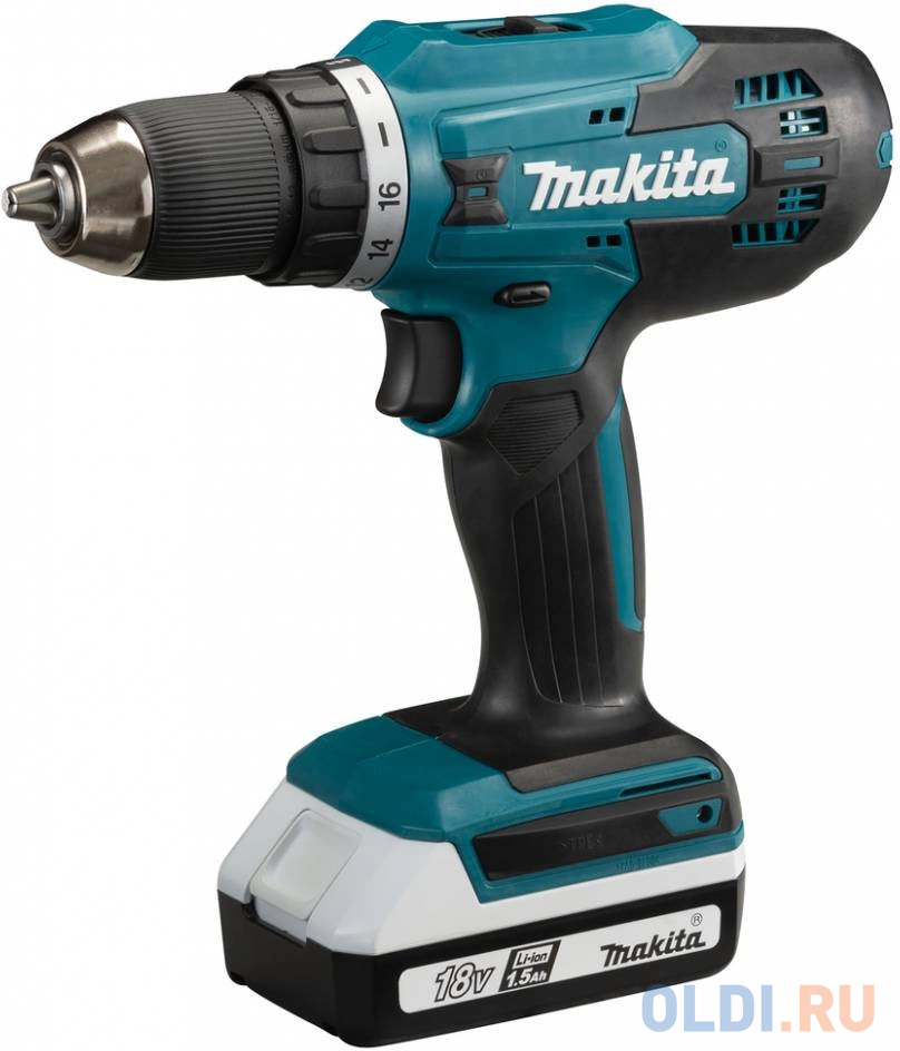 Дрель-шуруповерт Makita HP488D002 18Вт аккум. патрон:быстрозажимной (кейс в комплекте) в Москвe