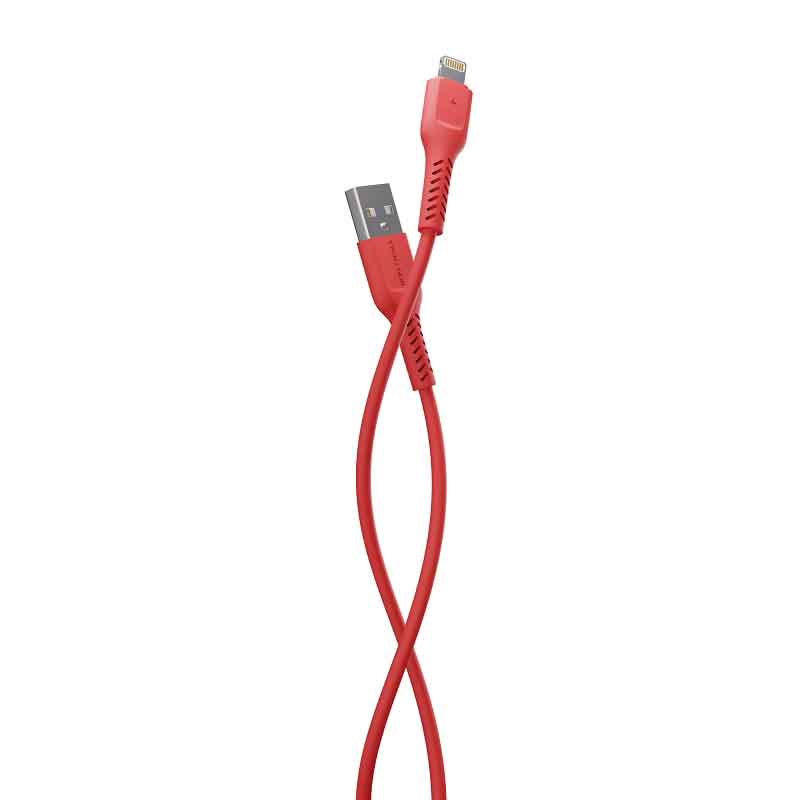 Дата-кабель More choice K16i Red USB 2.0A для Lightning 8-pin TPE 1м