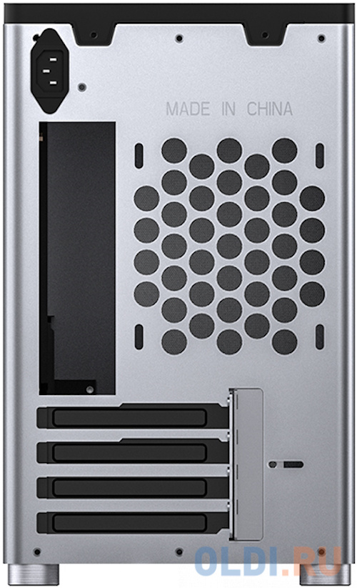 Корпус компьютерный mATX/ JONSBO D30 Silver TG, mATX case, 1xU3.0+1xType-C, Combo Audio, 1.5mm aluminium +metal в Москвe