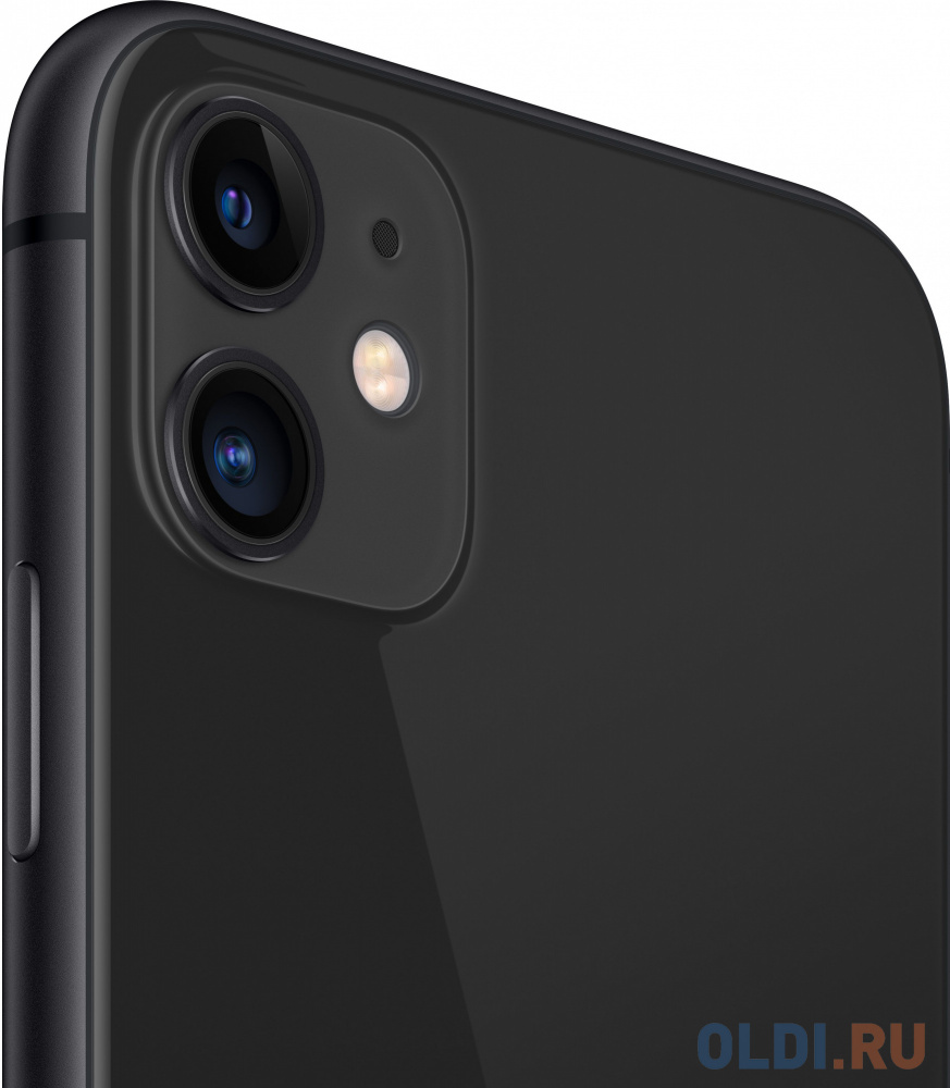 Смартфон Apple A2221 iPhone 11 128Gb 4Gb черный моноблок 3G 4G 1Sim 6.1" 828x1792 iOS 15 12Mpix 802.11 a/b/g/n/ac/ax NFC GPS GSM900/1800 GSM1900